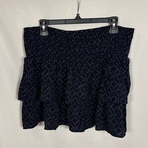 Universal Thread Navy Tiered Skirt